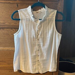 Faherty white Sleeveless Blouse